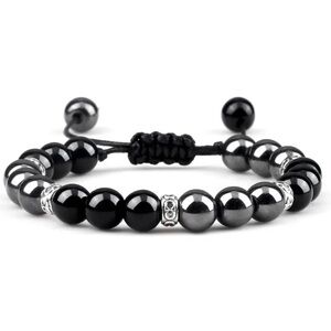 Healing Spiritual Beads & Silver Bracelet Adjustable